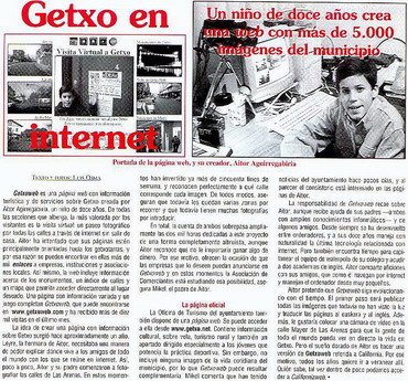 Ongi Etorri! Welcome! Bienvenido a GetxoWeb! Haz click para continuar.