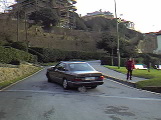Ereagako Jaispidea, hacia la Algortako Etorbidea y el Ayuntamiento.