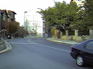 Algortako Etorbidea, hacia el Ayuntamiento de Getxo.