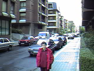 c/ Novia de Salcedo, hacia la Avda. de Santa Ana.