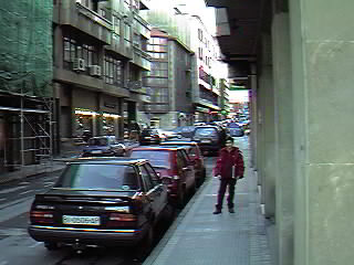 c/ Bidebarrieta, hacia la c/ Mayor.