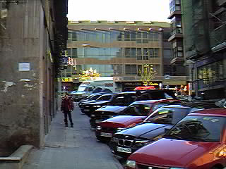 c/ Zalama, hacia la c/ Las Mercedes.