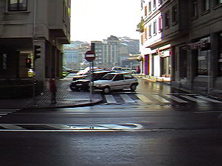 Est�s cruzando la c/ Eduardo Coste, camino de la r�a