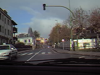 Algortako Etorbidea, hacia el Ayuntamiento de Getxo.