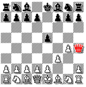 Mate del Le�n, 1. f3 - e5. 2. g4 - Dh4 ++