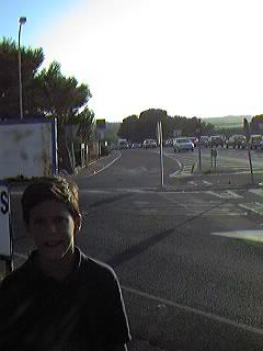 Carretera N-332, entre Dehesa de Campoamor y Torre de la Horadada. Entrada principal a la Urbanizacin Mil Palmeras.