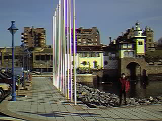 Al fondo se ve Punta Bego�a y la Casa de Na�fragos.