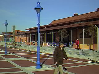 Zona peatonal del Puerto Nuevo.