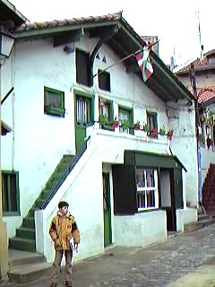 Casas t�picas del Puerto Viejo.