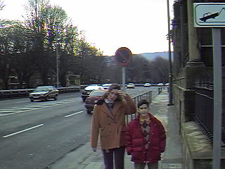 Avda. Zugazarte, hacia la iglesia de Las Mercedes.
