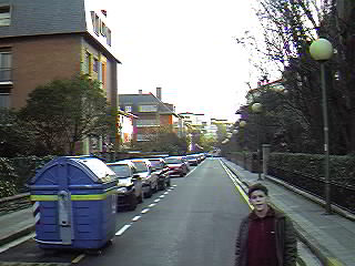 c/ Manuel Smith, hacia la c/ Lertegi.