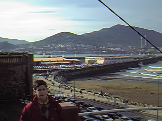 Playa de Ereaga, hacia el Puerto Nuevo.