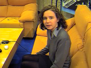 En el plat� de TeleBilbao, momentos antes del programa.