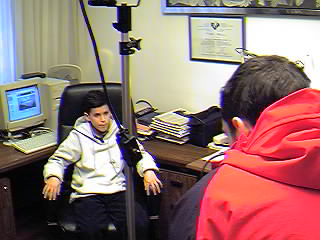 Durante la entrevista.