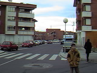 c/ Monte Oiz, hacia la Estaci�n de Metro Algorta.